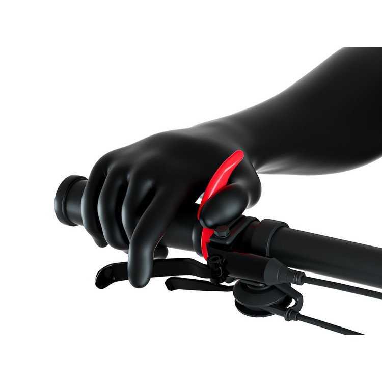 Acessórios de guidão para mountain bike com engrenagem fixa, manoplas de guidão tipo bullhorn para bicicleta de velocida
