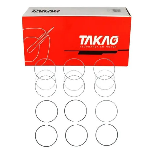 Imagem Anéis De Segmento  1mm 3 Cilindros 1.0 12v Novo Ka