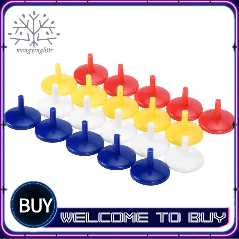 50 PCS Marcador De Bola De Golfe 18mm Cor Aleatória