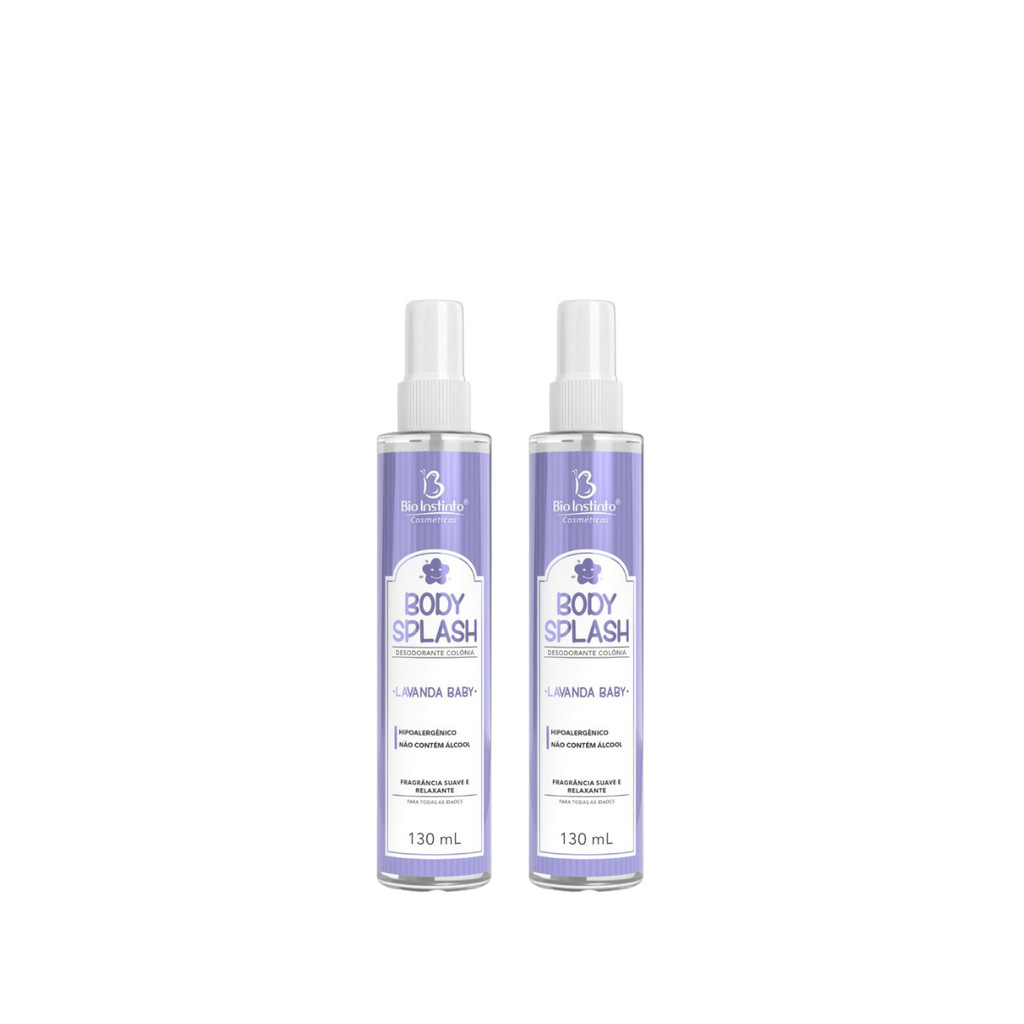 Kit 2 Body Splash Lavanda Baby 130ml Bio Instinto