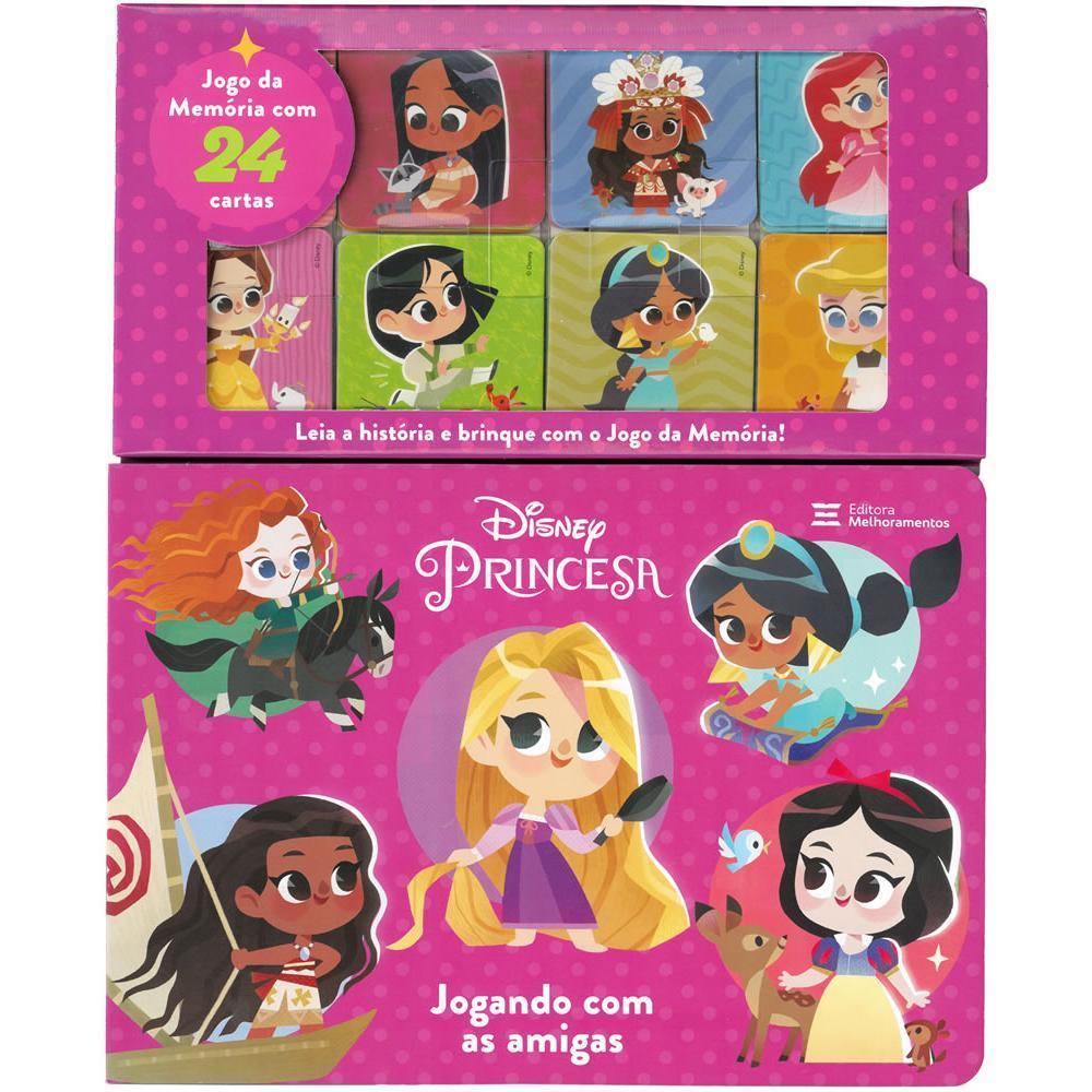 PRINCESA – JOGANDO COM AS AMIGAS: LIVRO + JOGO DA MEMÓRIA