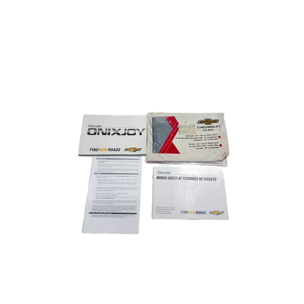 Kit Manual Proprietário Original Chevrolet Onix Joy 2018