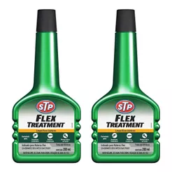 Kit 2 Aditivos Limpa Bico Injetor Motor Flex Treatment 200ml STP