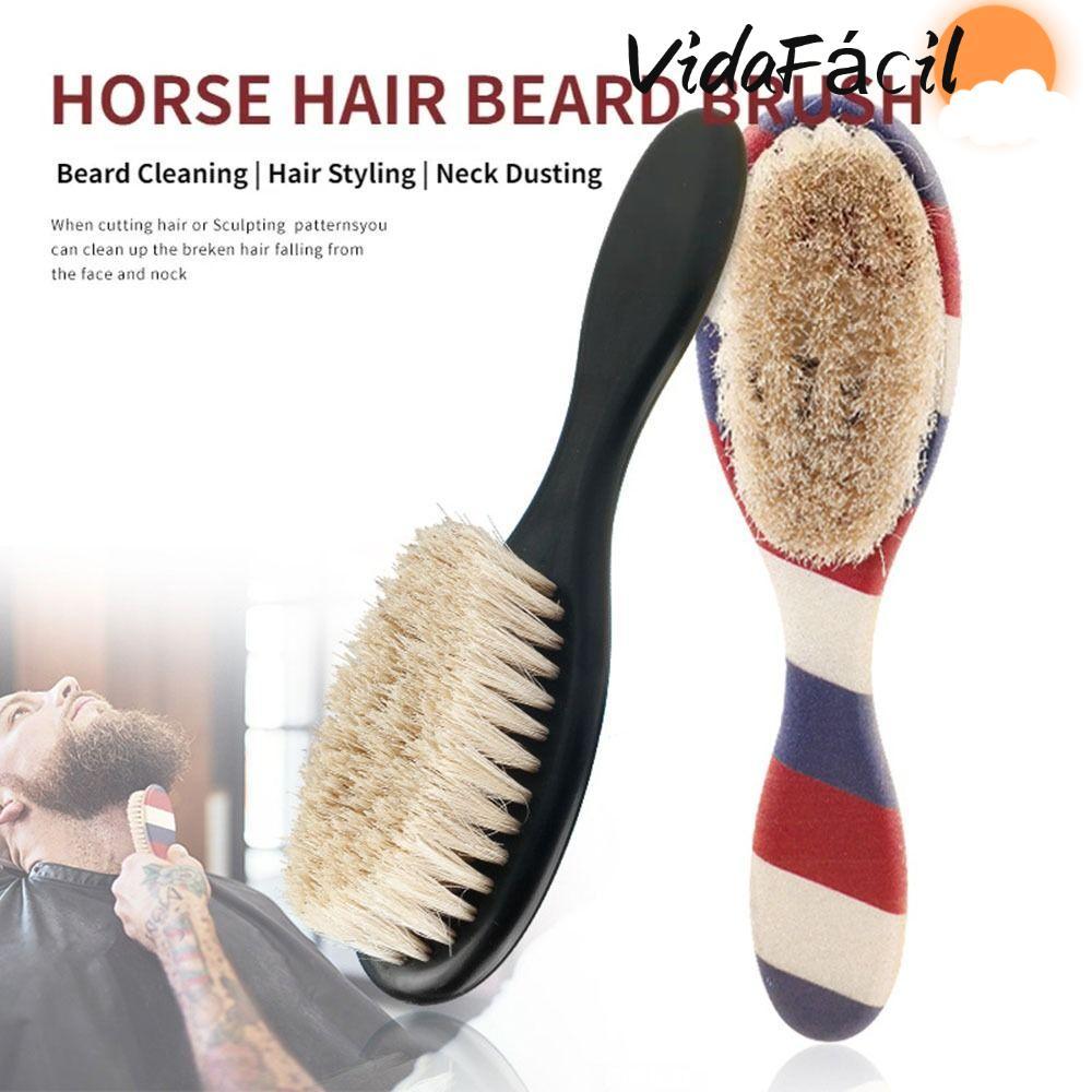 Escova De Barba Perfumada , Espanador De Pescoço De Cabelo De Cavalo Para Remoção De Pelos , Ferramentas De Barbear Limp