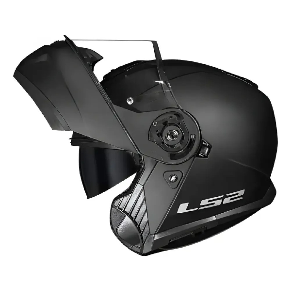 Capacete Ls2 Ff908 Strobe 2 Escamoteavel Robocop C/ Oculos