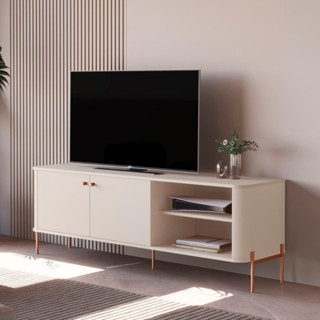 Rack Bancada Tucupí 140cm para TV até 60" com Pés de Metal em Oferta na Shopee