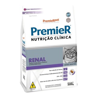 Ração Seca Premier Nutrição Clínica Renal Para Gatos Adultos 500g em Oferta na Shopee