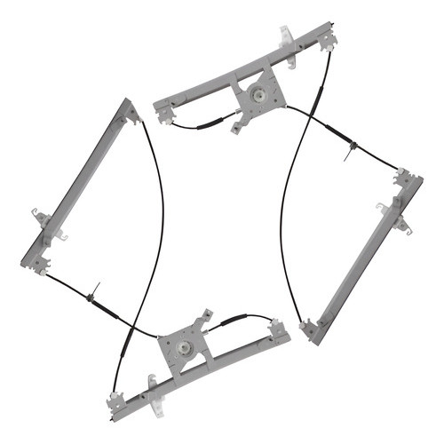 Par Elevador Maquina  Vidro Peugeot 206/207 Hoggar Sem Motor Original