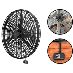 Ventilador De Parede Industrial 1 Metro 1/2cv Para Galpão Igreja Academia Indústria Ventisol
