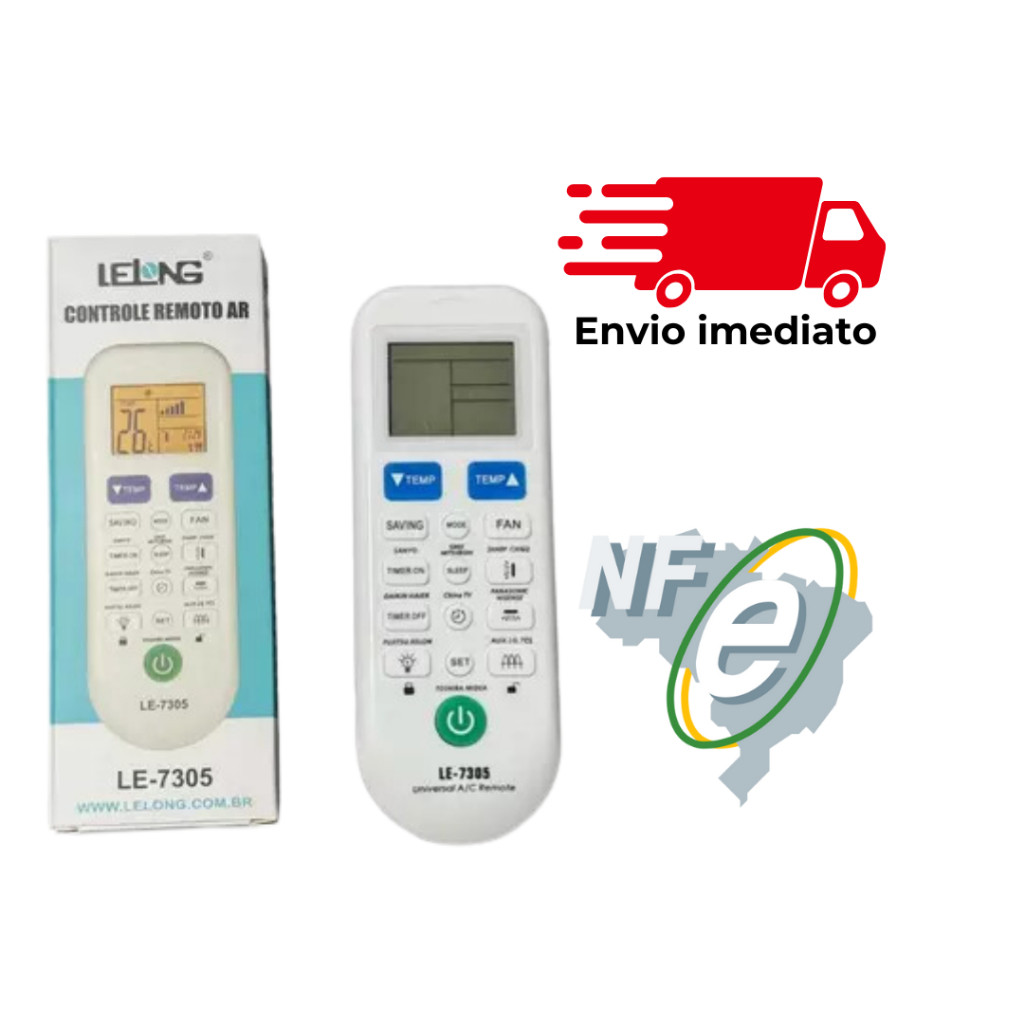 Controle Remoto Universal Para Ar Condicionado Tipo Split
