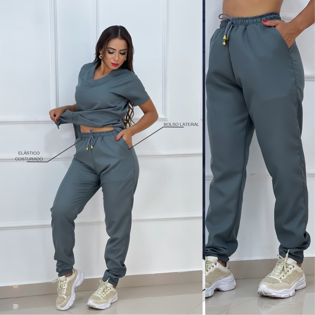 CALÇA PIJAMA CIRURGICO HOSPITALAR UNISSEX CUIDADOR DE IDOSOS VETERINÁRIO MÉDICO ENFERMEIRO
