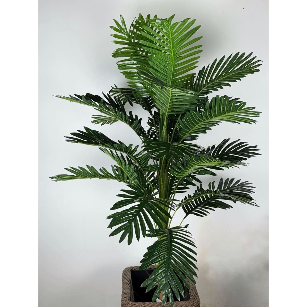 Palmeira Artificial 1,50m com 21 galhos - 46555 - Level - Decoração Elegante e Sem Manutenção