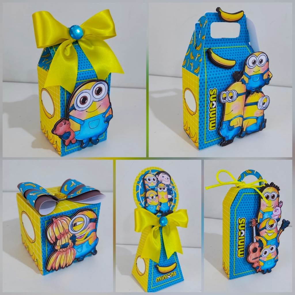 Minions - Personalizado - Aniversário - Lembrancinha para Festa