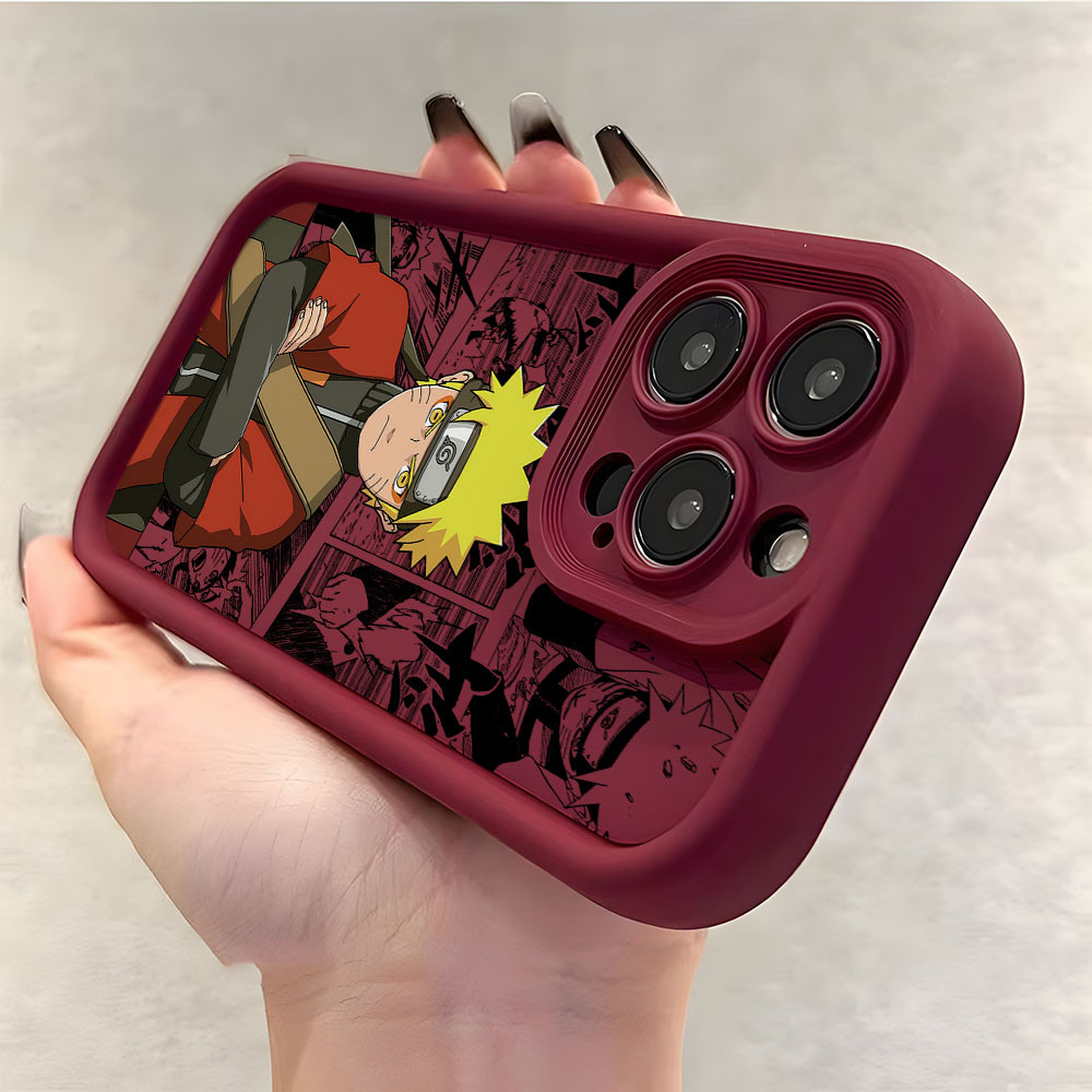 Uzumaki Naruto Capa Cômica Para Apple iPhone 17 Ar 16 16e 15 14 13 12 Mini 11 Pro Max X XR XSMAX 8 7 e Plus Casos Macios