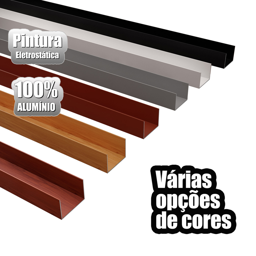 Protetor Saia de Porta em ALUMINIO Facilit 2,7cm