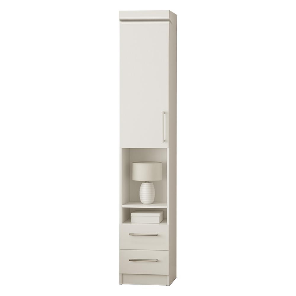 Modulo JA Mesa de Cabeceira Alto Georgia  Branco Fosco em Oferta na Shopee