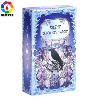 Silent Desolate Tarot Cards English Version Mysterious Divination Card Game em Oferta na Shopee