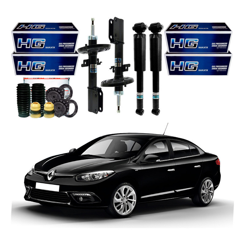 Kit Amortecedor Dianteiro Traseiro Fluence 1.6 2015 A 2022 em Oferta na Shopee