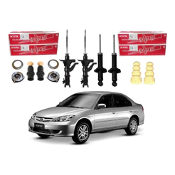 Kit Amortecedor Dianteiro Traseiro Civic 1.7 2004 A 2006