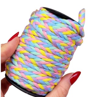 CORDÃO TRANÇADO 6 MM ( 1 METRO ) em Oferta na Shopee