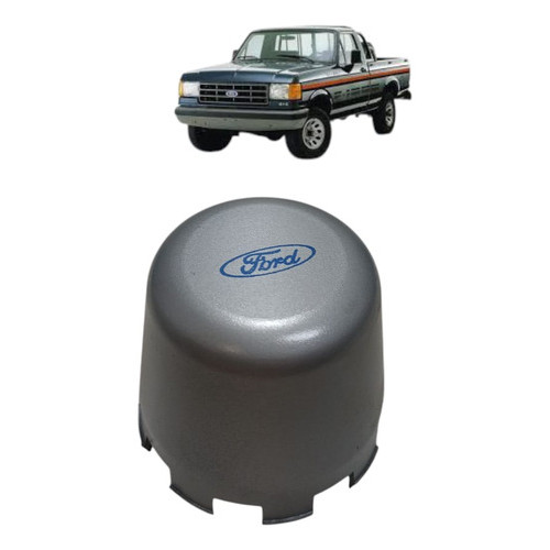 Calota Roda Ford F1000 Anos 1993/1998 Prata