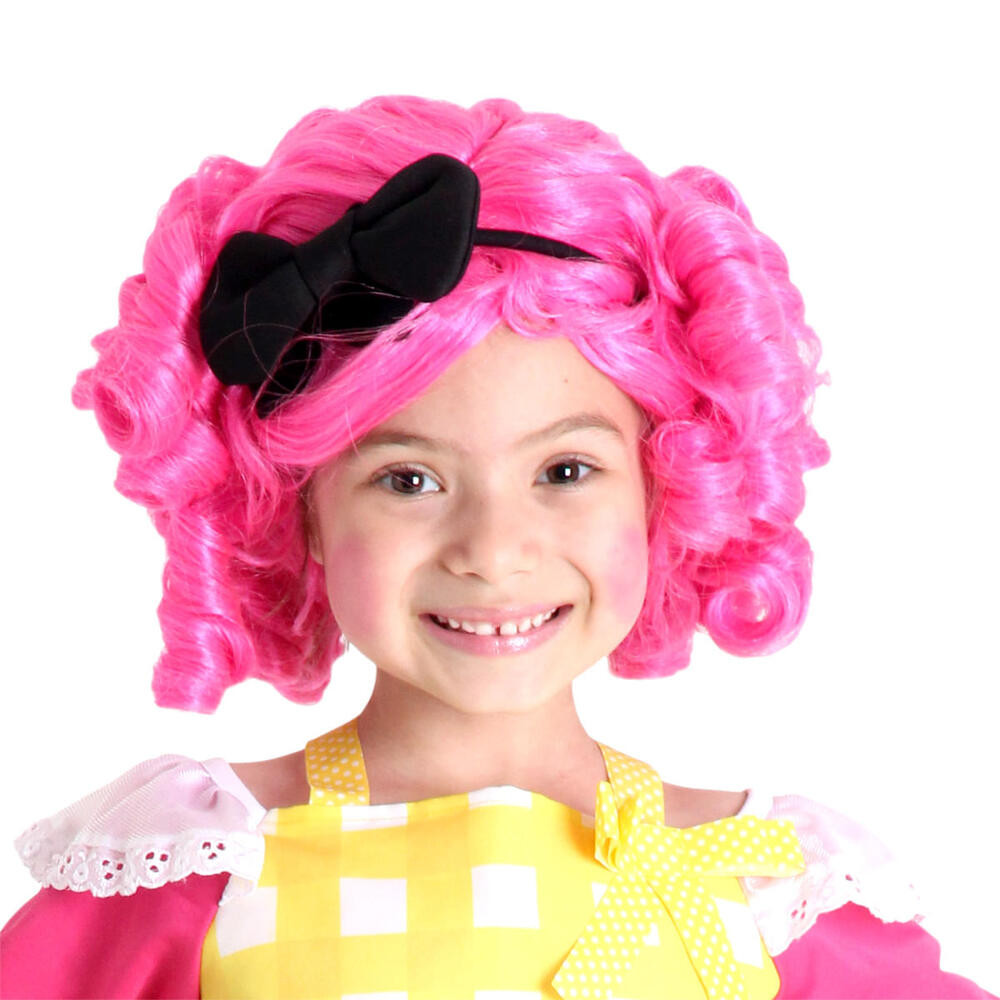 Peruca Rosa De Boneca Infantil Carnaval Abrakadabra Fantasia
 em Oferta na Shopee