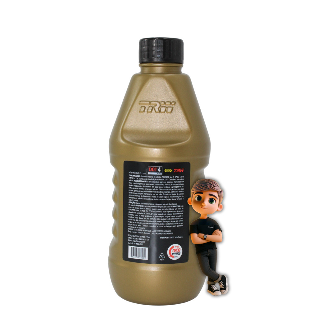 Fluido De Freio Varga Dot4 500 Ml — imagem 2 de 2