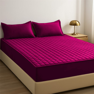 Protetor de colchão impermeável Solteiro, Casal, Queen, King clássico macio em Oferta na Shopee