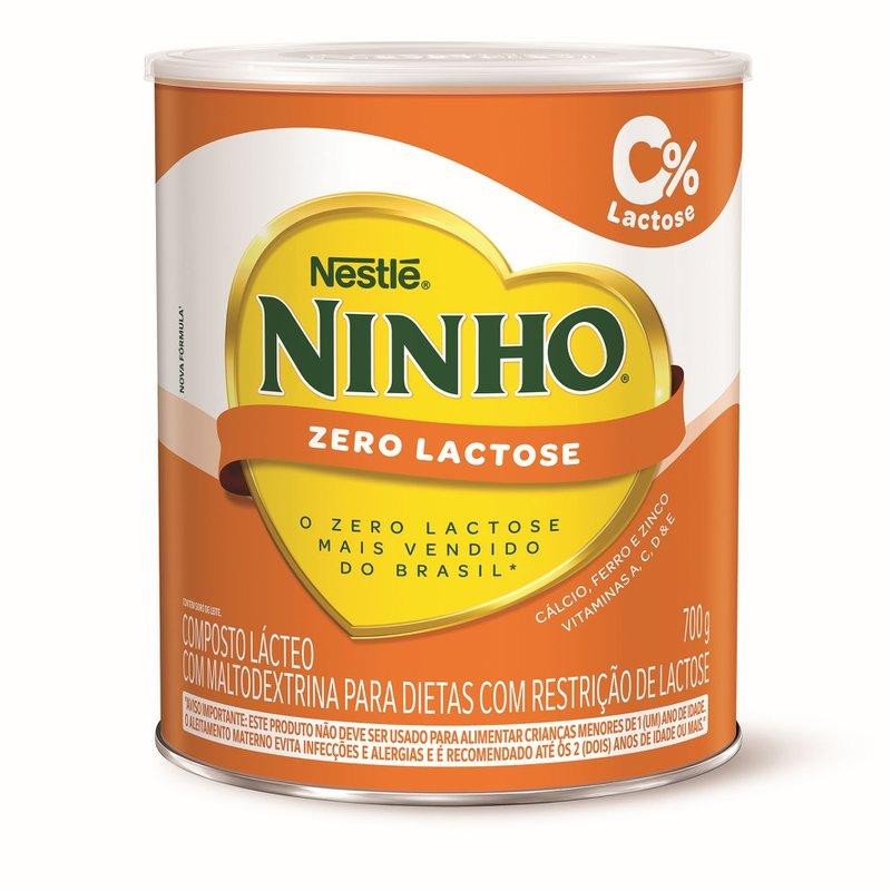 Composto Lácteo Ninho Zero Lactose Forti+ 700g em Oferta na Shopee