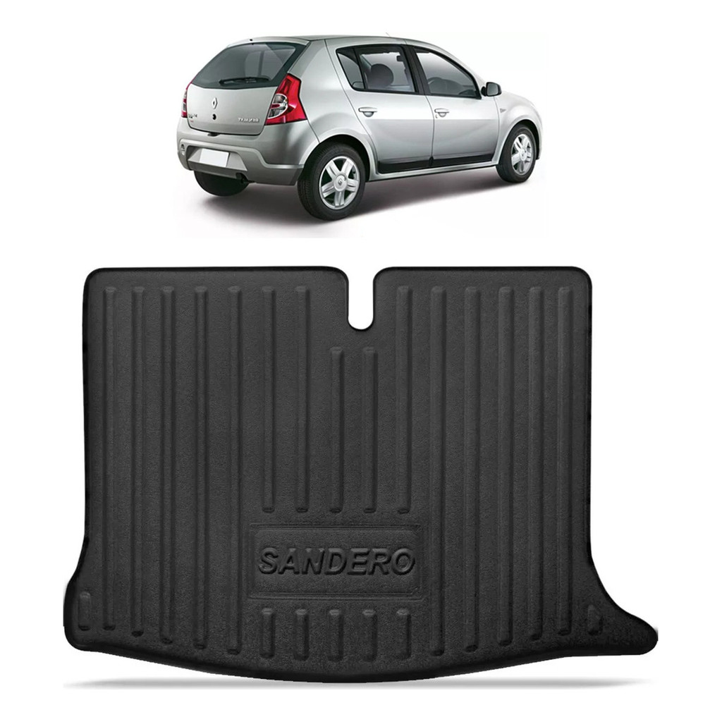 Tapete Protetor Porta Malas Bandeja Sandero 2008 A 2014 em Oferta na Shopee