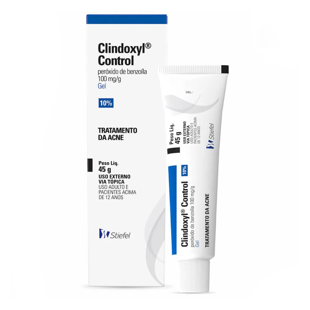 Clindoxyl Control 10% Gel Tratamento Acne Cravos Espinha 45g