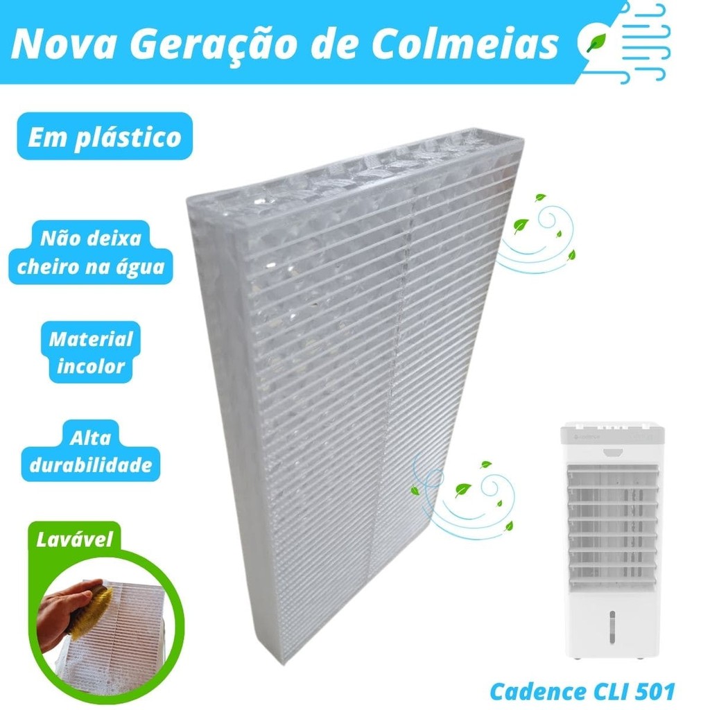 Colmeia Plástica Lavável para Climatizador - Cadence CLI501
