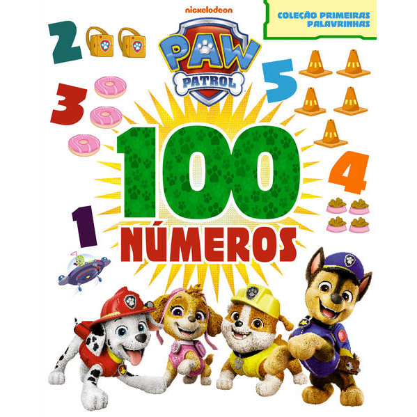 Patrulha Canina Coleção Primeiras Palavrinhas - 100 Números em Oferta na Shopee