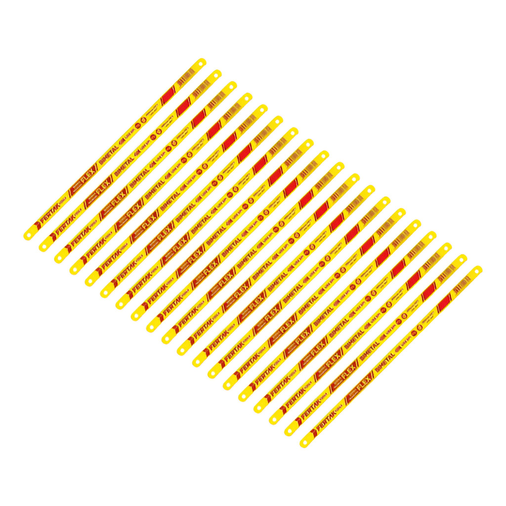Kit 10 Lâminas Arco de Serra 18 Dentes 12 Pol Bimetal Fertak