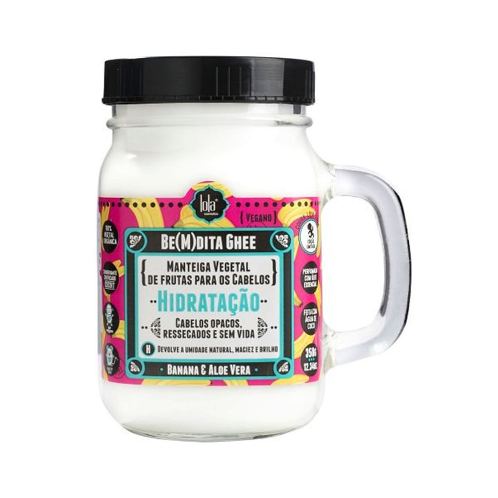 Manteiga Vegetal Be(M)dita Ghee Lola Banana e Aloe Vera 350g em Oferta na Shopee