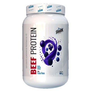 Whey Beef Protein - 900g Frutas Roxas - Shark Pro em Oferta na Shopee