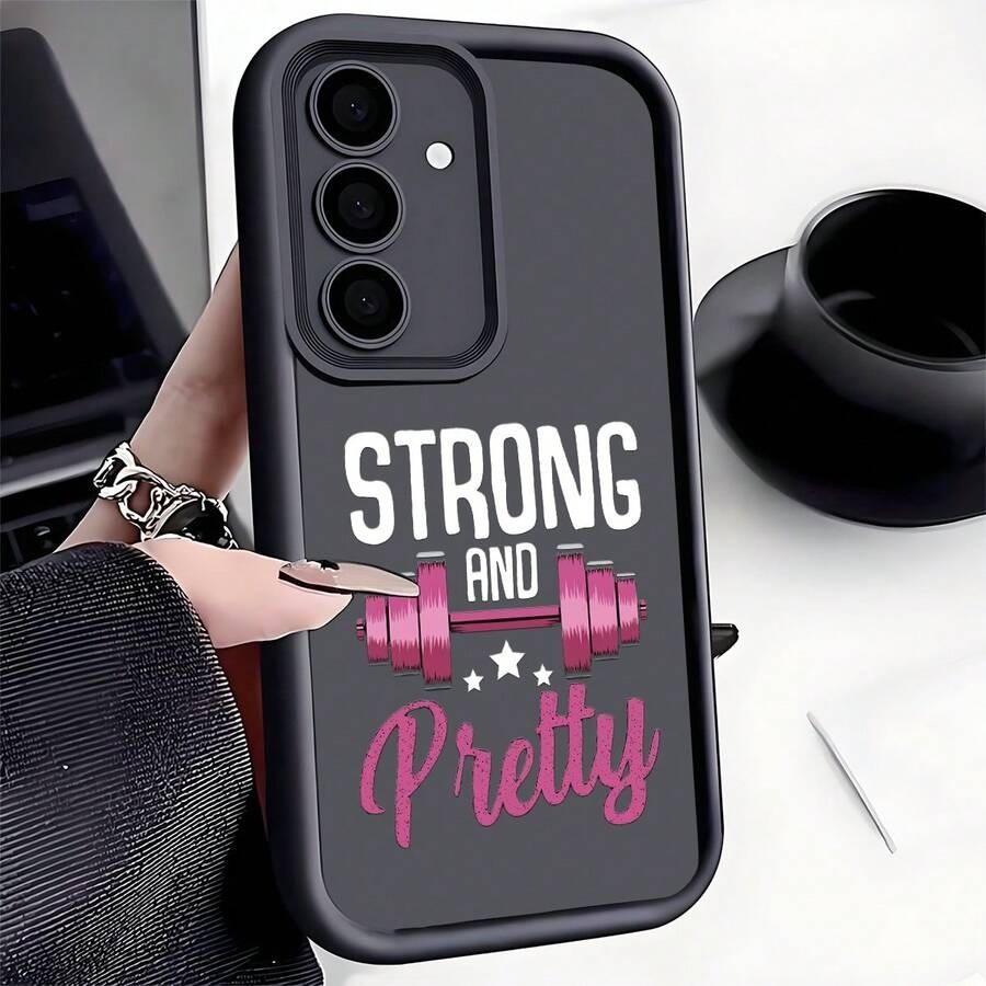 Capinha Capa Tema de fitness Para Samsung A05S A15 A07 A13 A55 A35 S24 ULTRA  A23 A54 A17 A26 S23 FE Silicone Anti Queda