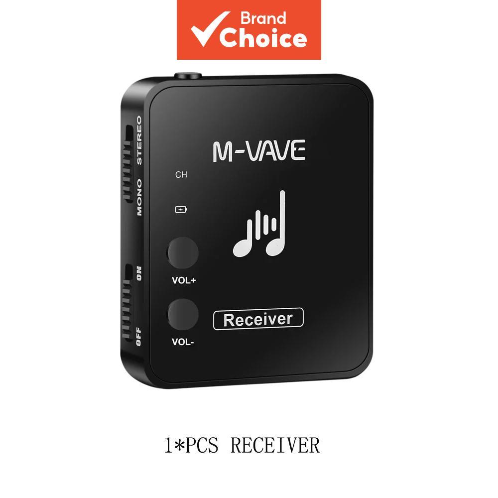 1Pcs M-vave WP-10 Monitor Auricular Sem Fio 2.4G, Transmissor ou receptor recarregável, com função estéreo e mono