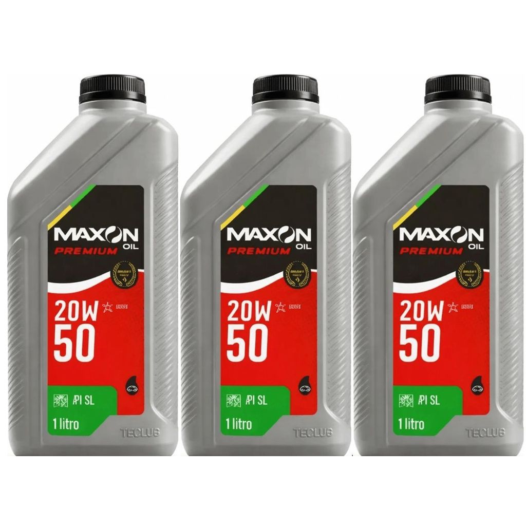 Kit óleo Motor Maxon 20W-50 3un