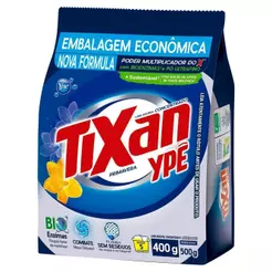 Sabão em Pó Tixan Ypê Primavera 400g Embalagem com 24 Unidades