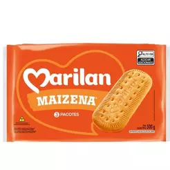 Biscoito Marilan Maizena 300g - Embalagem com 24 Unidades