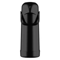Garrafa Térmica Termolar Magic Pump 1 Litro Pressão Preta