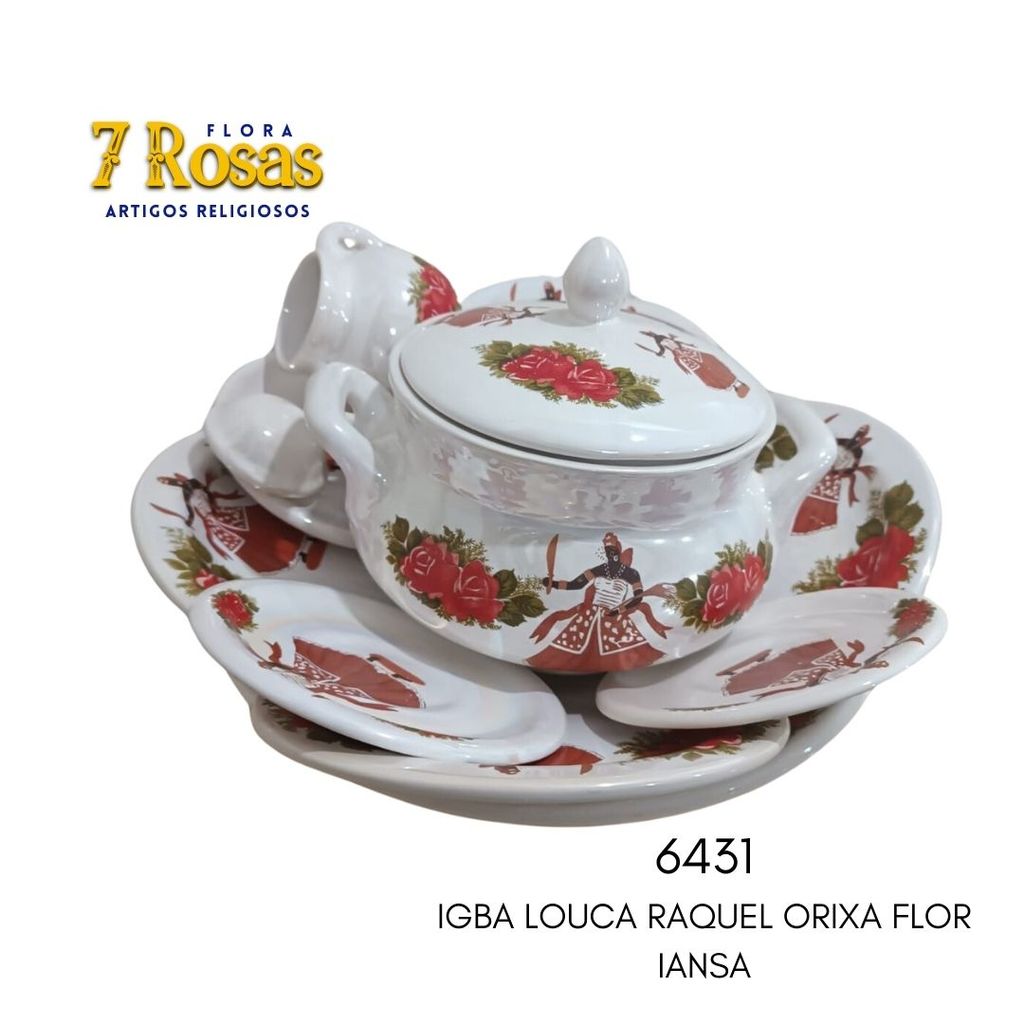 IGBA LOUCA RAQUEL COM ASA ORIXA IANSA FLOR
