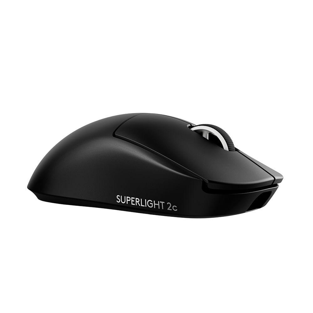 Mouse Gamer Sem Fio Logitech G Pro X Superlight 2c com 5 botões, Sensor 44K DPI, Atualização de até 8 kHz, Preto