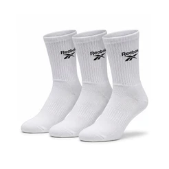 Kit 3 Meias Reebok Original Kit Meia Cano Médio Algodão Respirável Unissex Adulto Meia Corrida