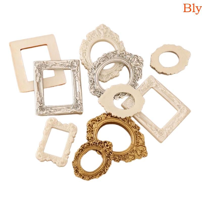 Moldura Antiga Vitoriana Bly Mini Dourada Pequena Ornamentada Barroca