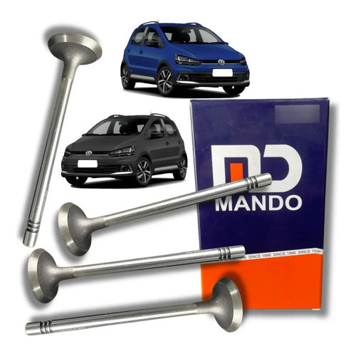 Válvula Escape 4 Peças Para Golf/ Kombi/ Fox 1.6 8v EA111 4x2