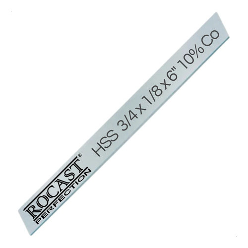 Bedame 3/4 x 1/8 x 6 HSS 10% Cobalto Rocast Torno Usinagem Aço Rápido CNC