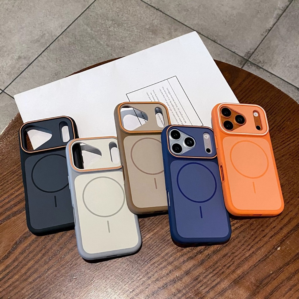 Capa de telefone para telefone, cor contrastante, For iPhone 17 16 15 14 13 12 11 Pro Max X XR XS 7 8 Plus Capinha Capa