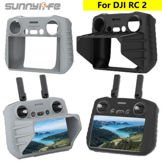 Capa de Silicone Sunnylife RC 2 para Controle Remoto DJI Mini 4 Pro/FLIP RC 2, Acessório Protetor com Protetor Solar